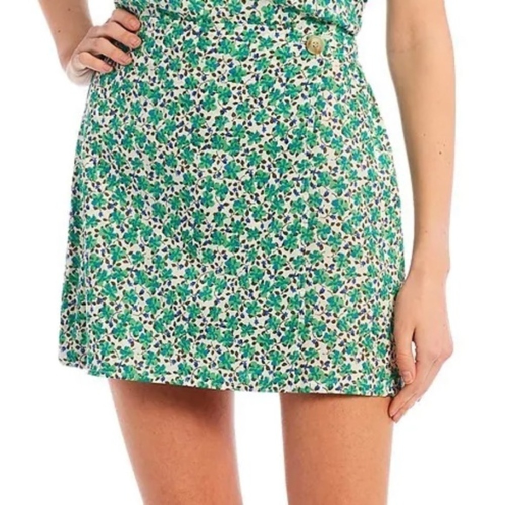 copper key floral skirt size-L juniors